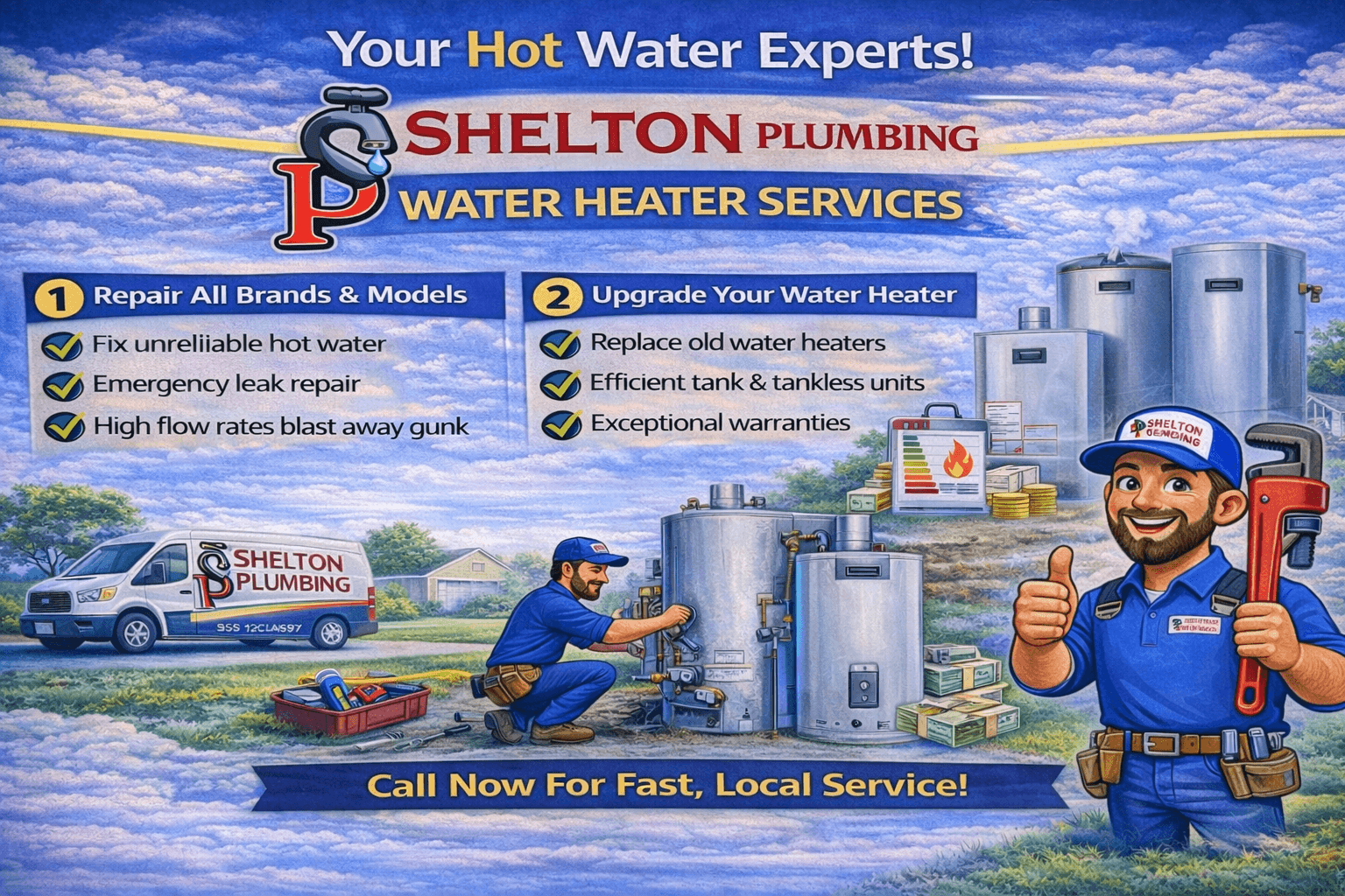 John Shelton Plumbing technician completing a professional water heater installation in the Alle-Kiski Valley