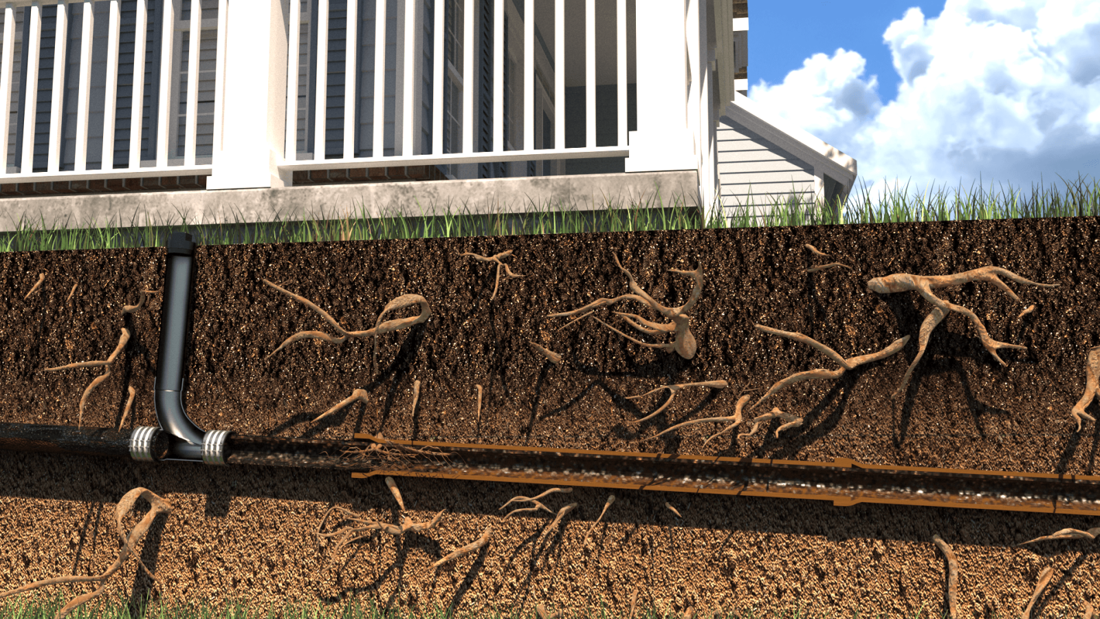 John Shelton Plumbing trenchless trenchless step 1