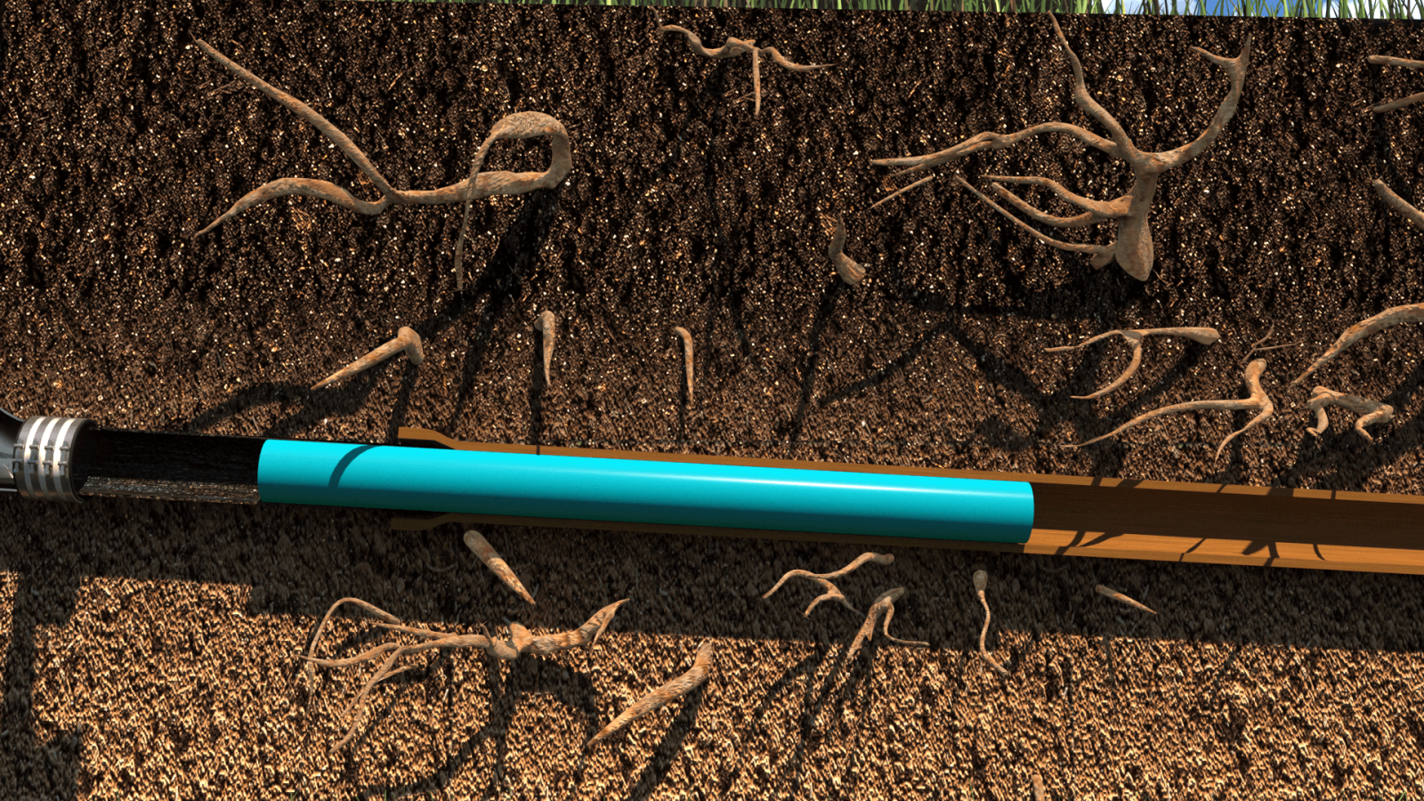John Shelton Plumbing trenchless trenchless step 2